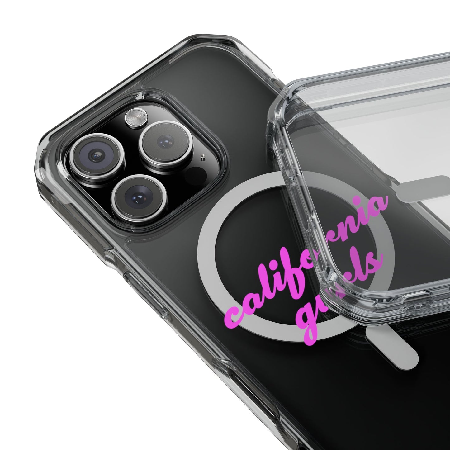 California Script Magnetic Clear Impact cases