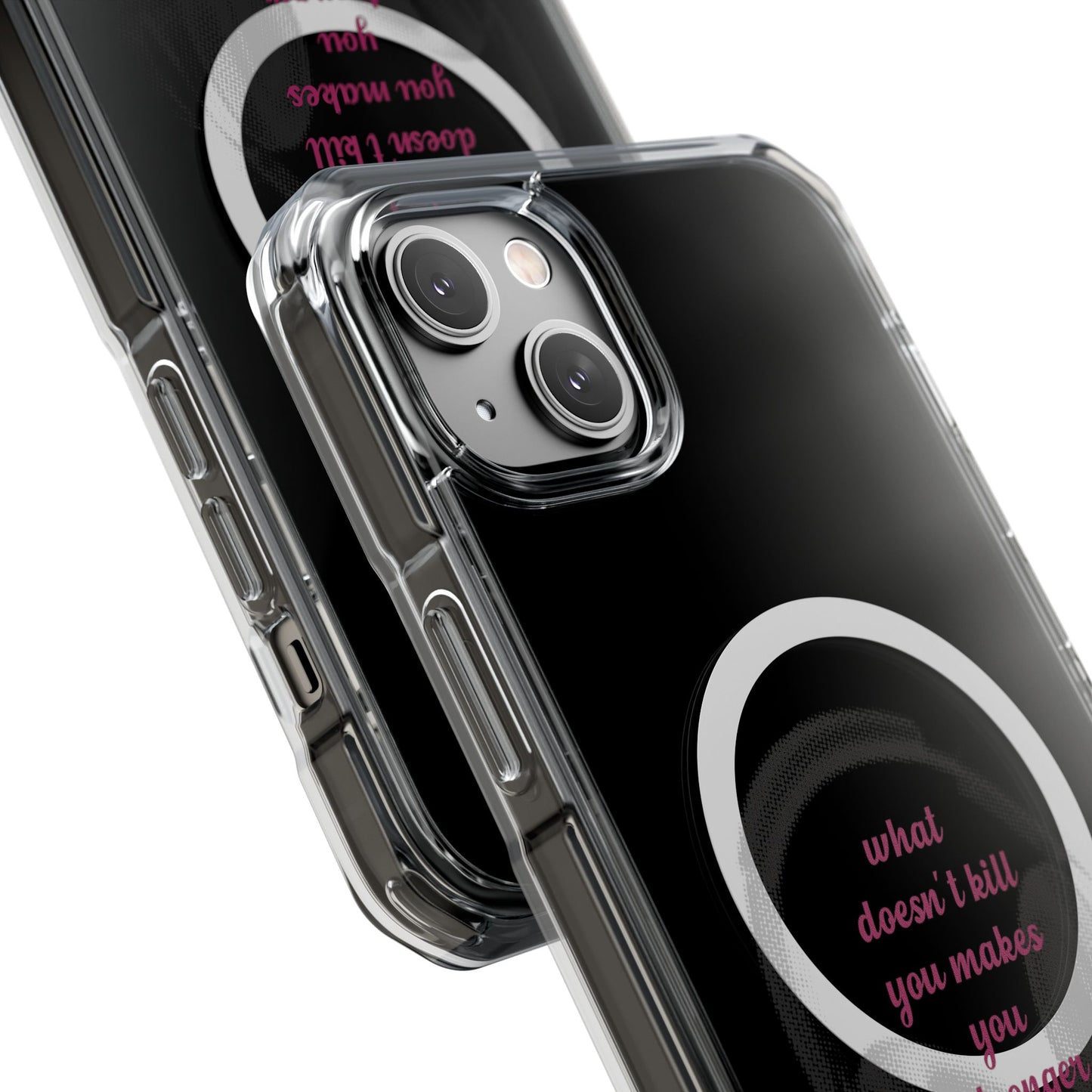 Stronger Soundwaves Magnetic clear Impact Case