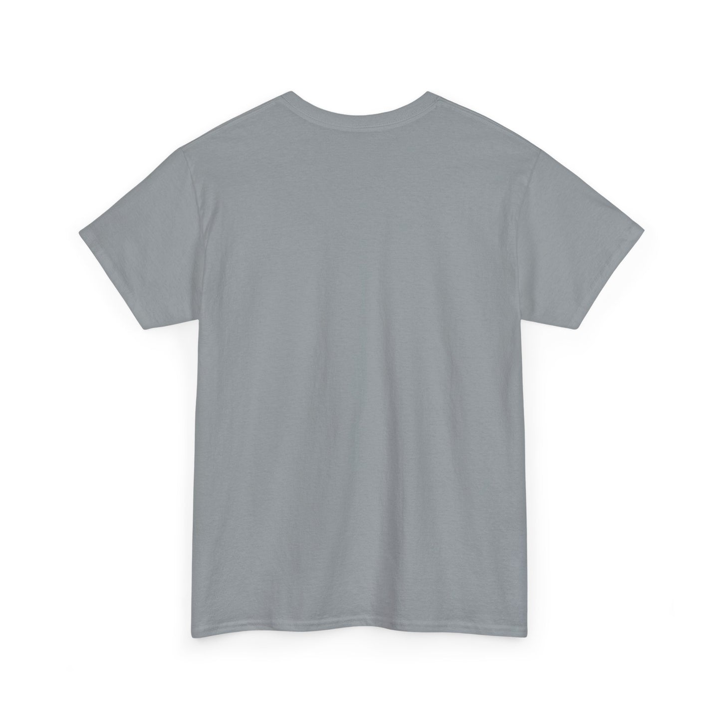 Ocean Wave with Heart Outline Unisex Heavy Cotton Tee