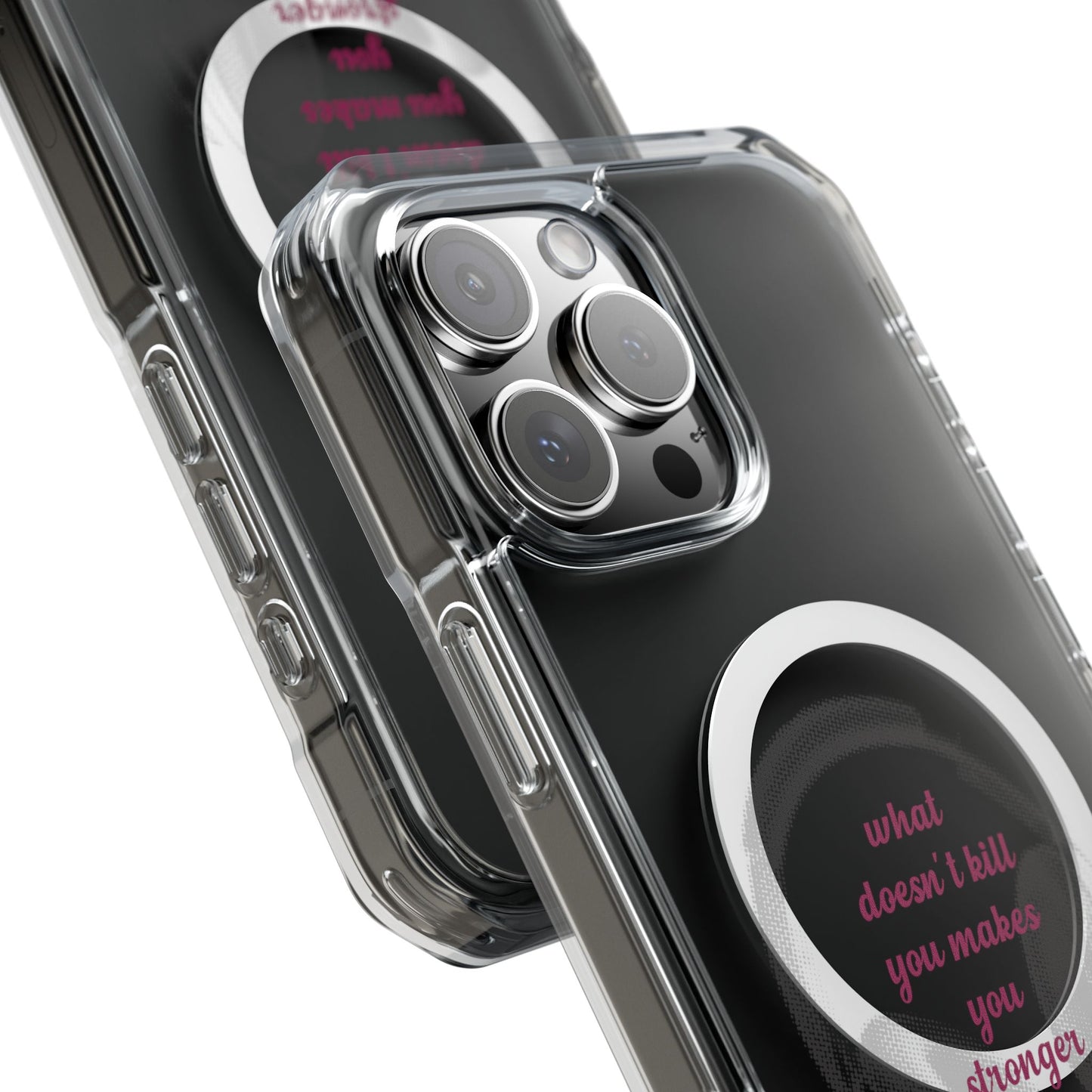 Stronger Soundwaves Magnetic clear Impact Case