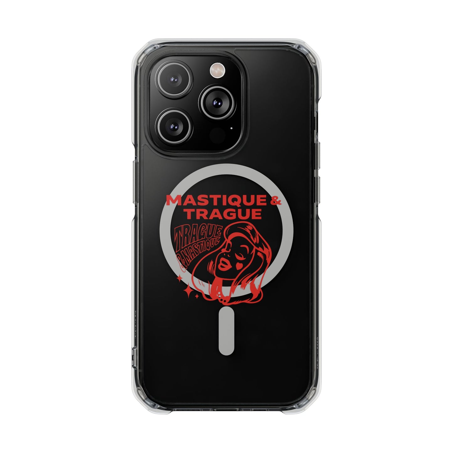 Fierce Femme in Red Clear Impact case