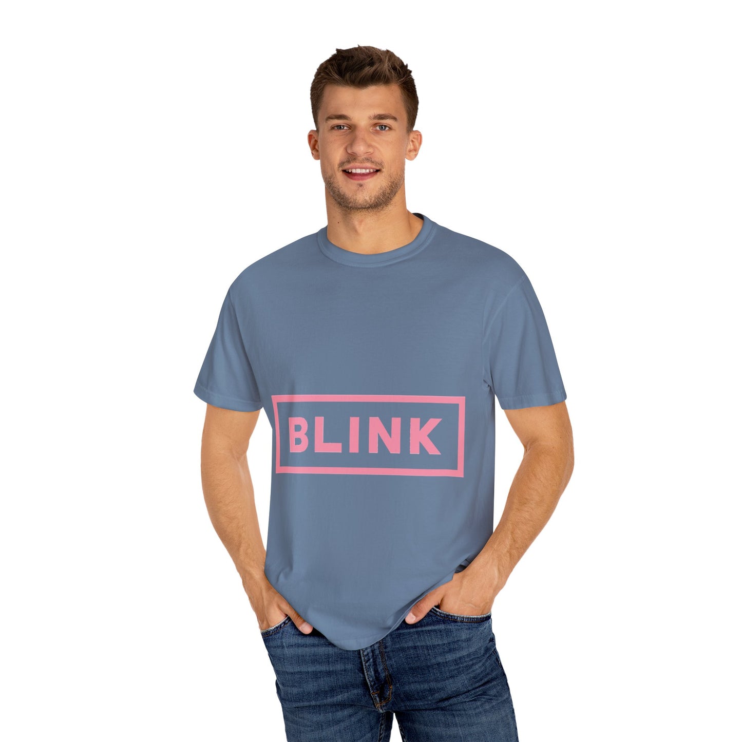 Minimal BLINK Logo – Dyed T-shirt