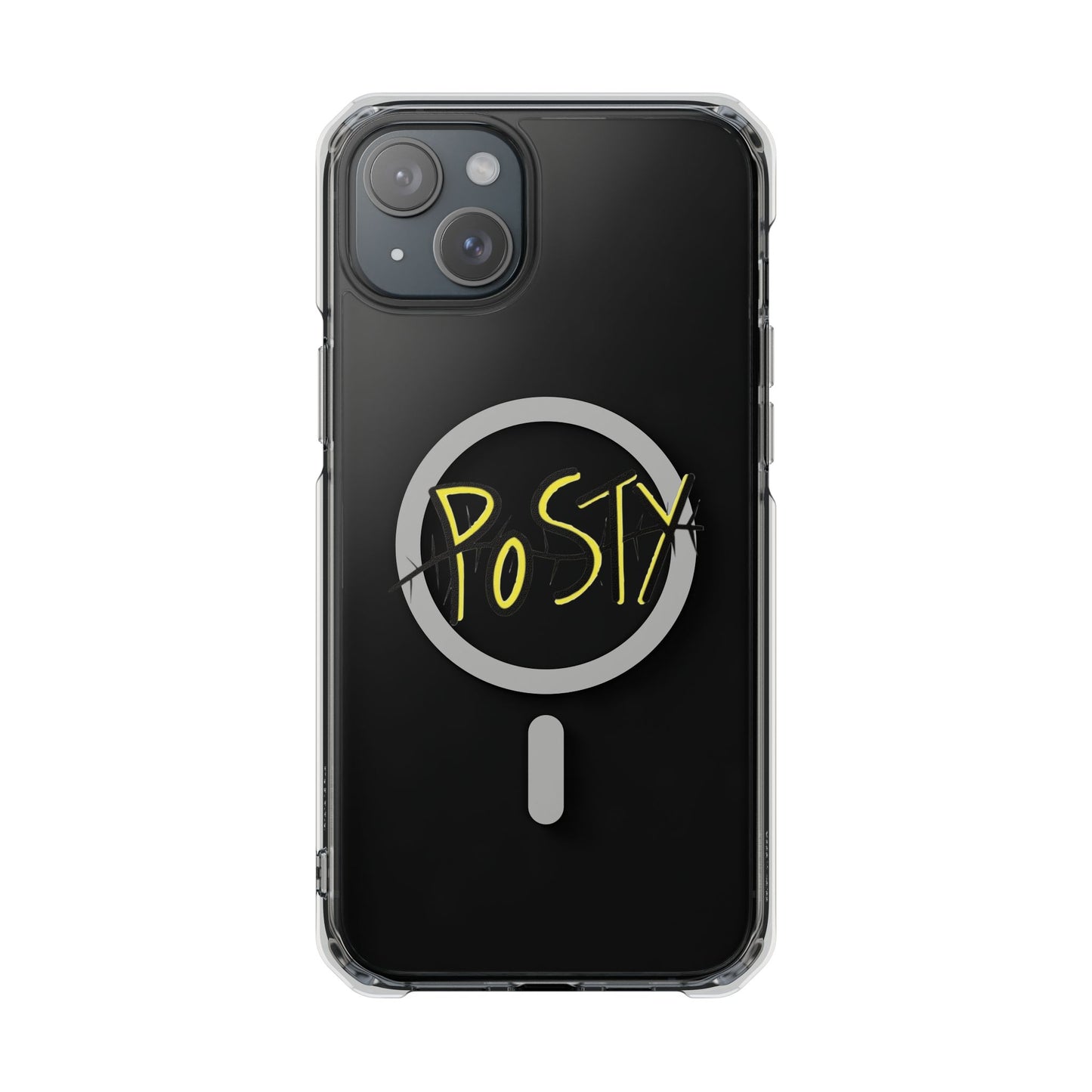 Abstract Black Barbed Wire Magnetic Impact Case