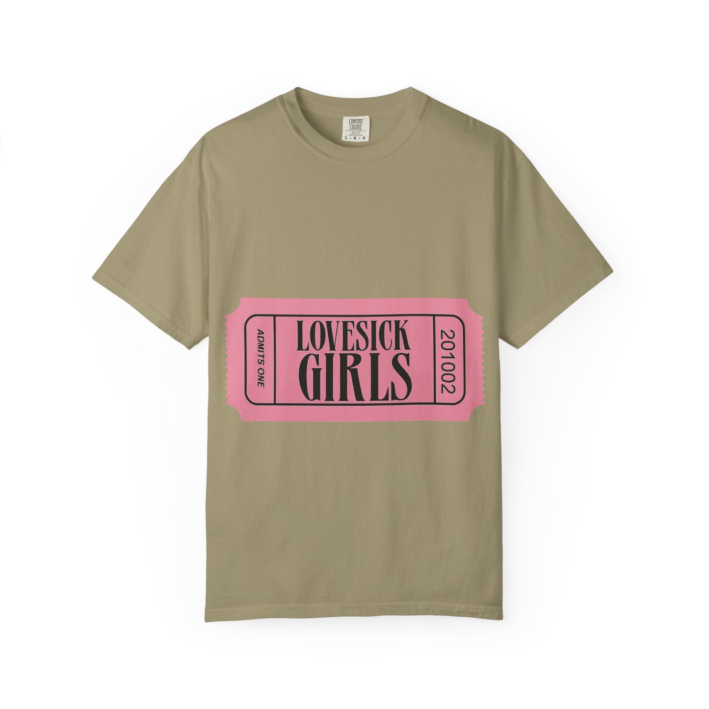 Lovesick Girls Ticket – Dyed T-shirt