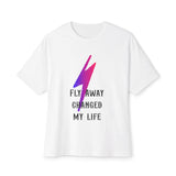 Power Surge Bolt Unisex Oversized Boxy tee