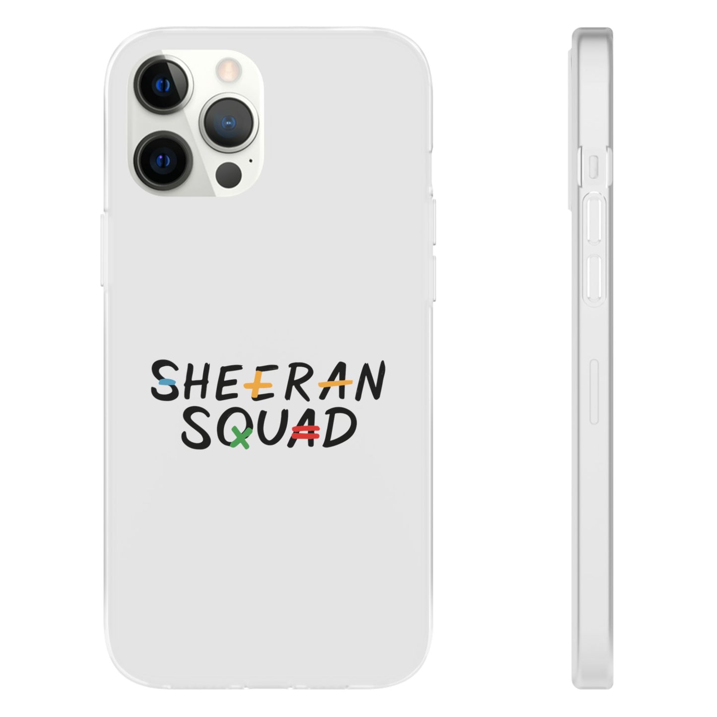 Ed Sheeran Squad Flexi iPhone Case | Minimal & Sleek