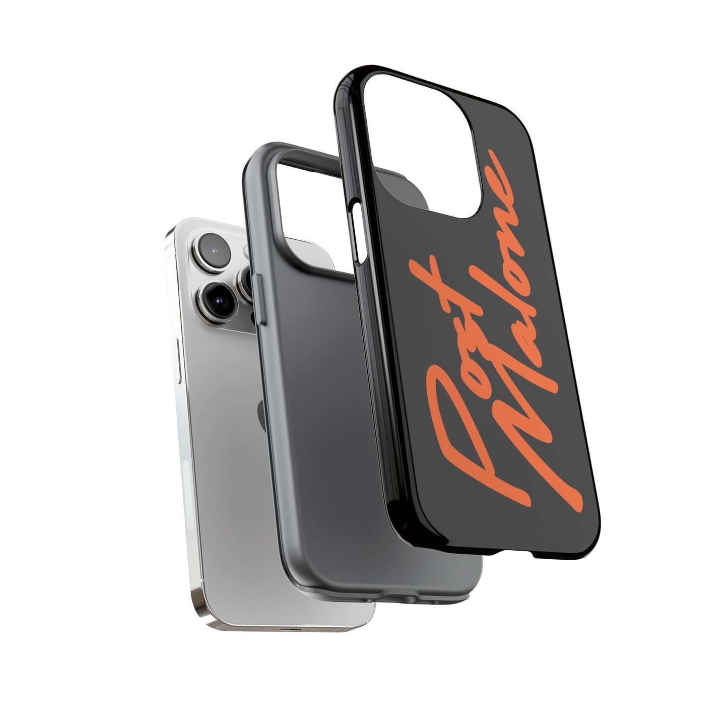 Tough iPhone Case (12–16 Pro Max) – Post Malone Name Design