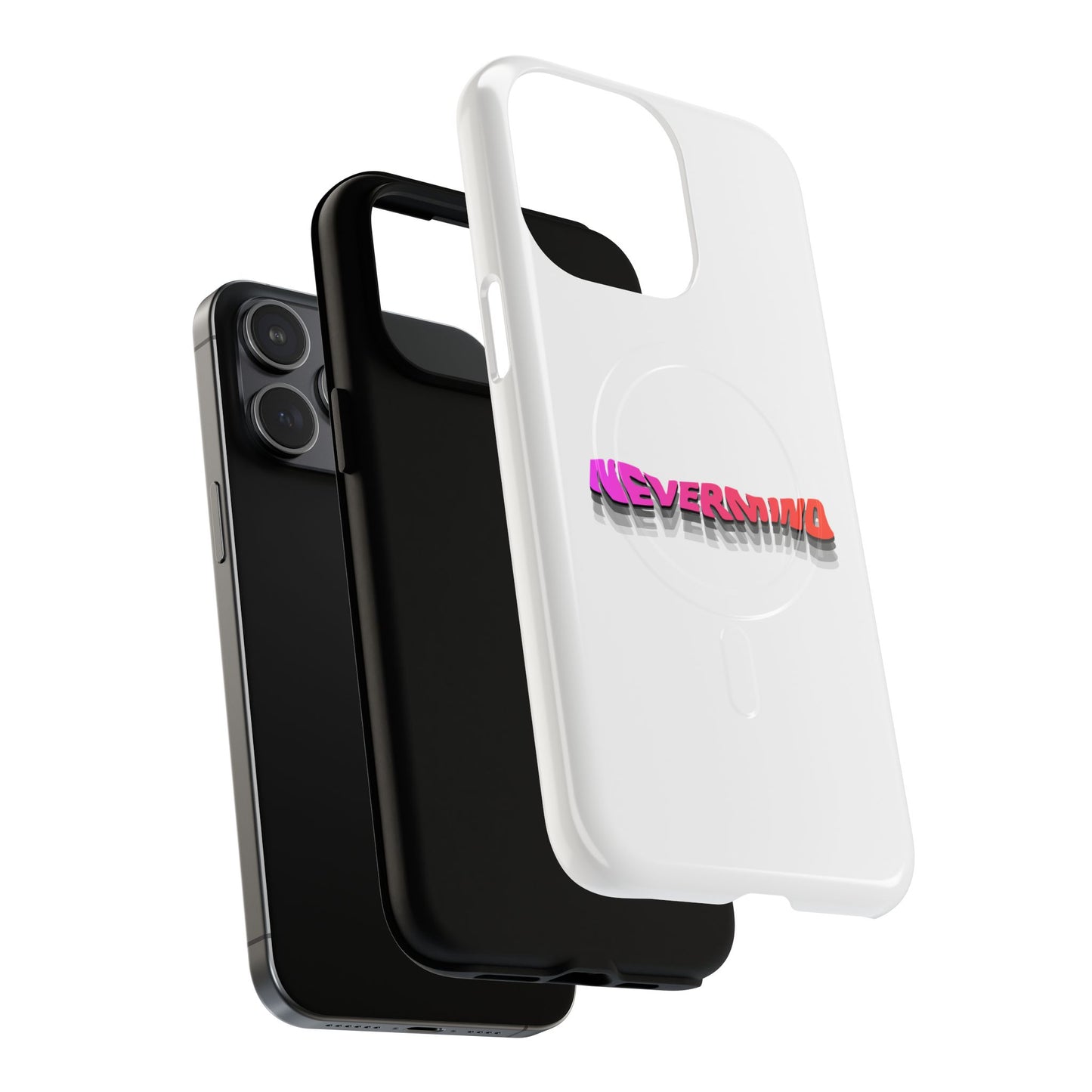 Wavy Groovy Typography Tough Magnetic Case