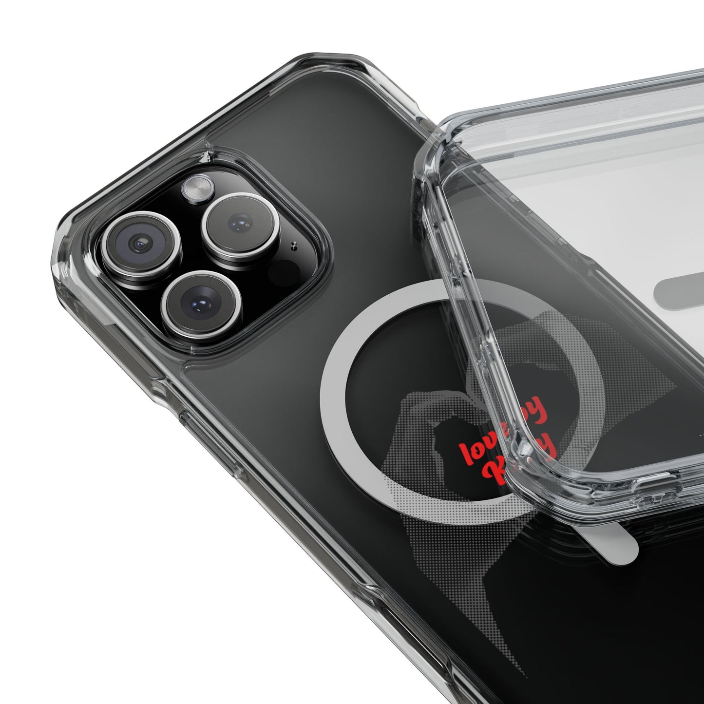 Love Echo by K Magnetic clear Impact Case
