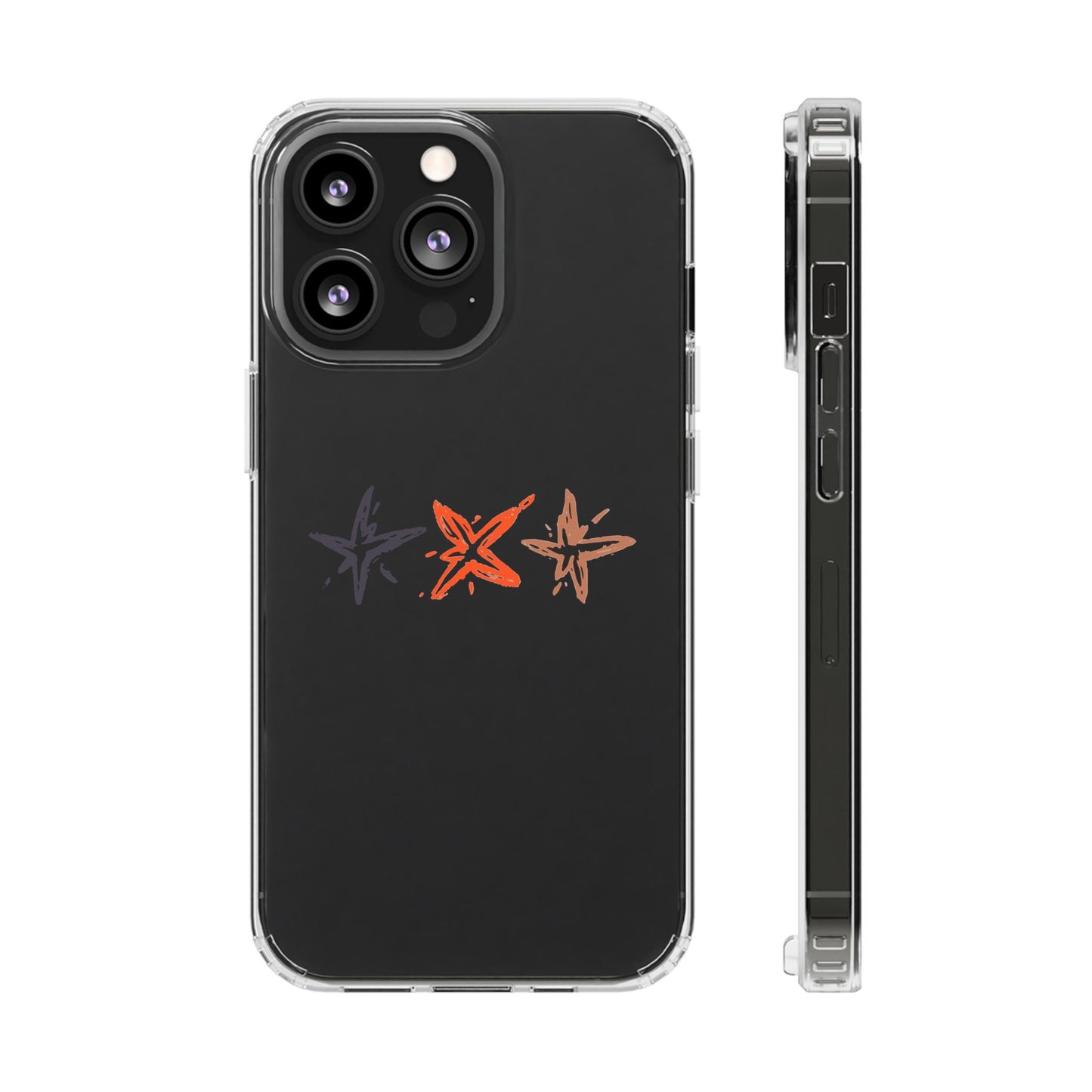 Starlit Threads Clear Cases