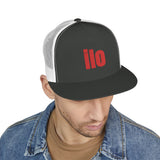 ILO Bold Red Block Trucker Cap