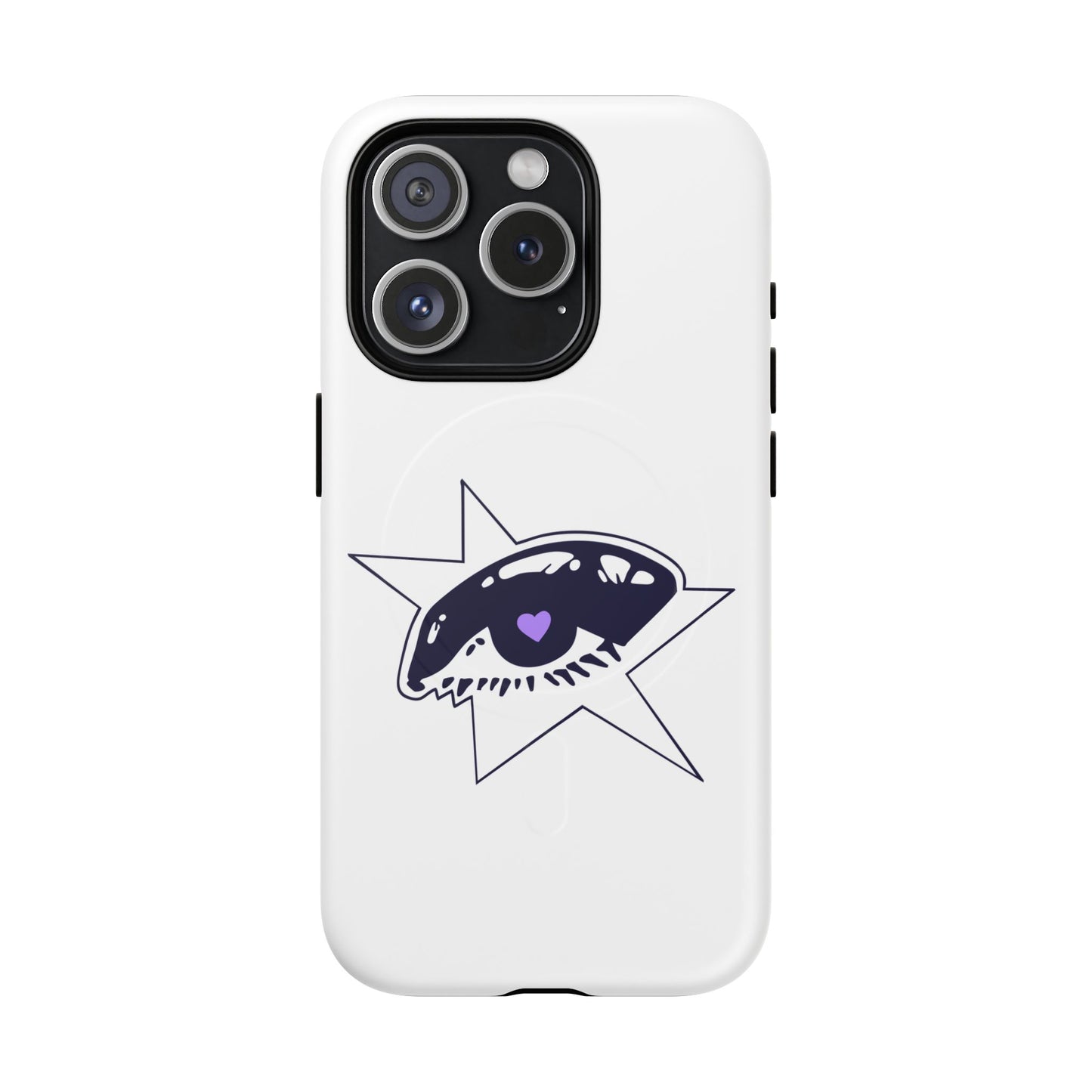 Purple Starry Eye Tough Magnetic phone case