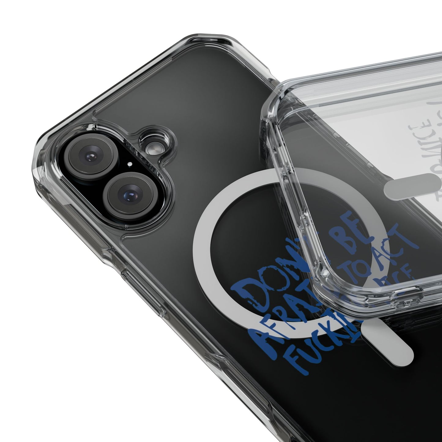Act F*cking Nice Quote Magnetic clear case