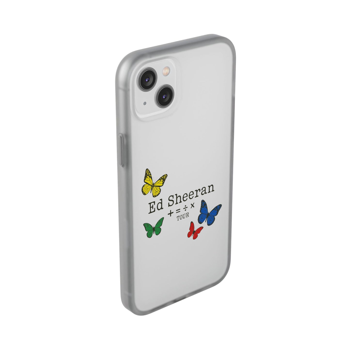 Flexi Case – Ed Sheeran butterfly edition (iPhone X–16 Pro Max)