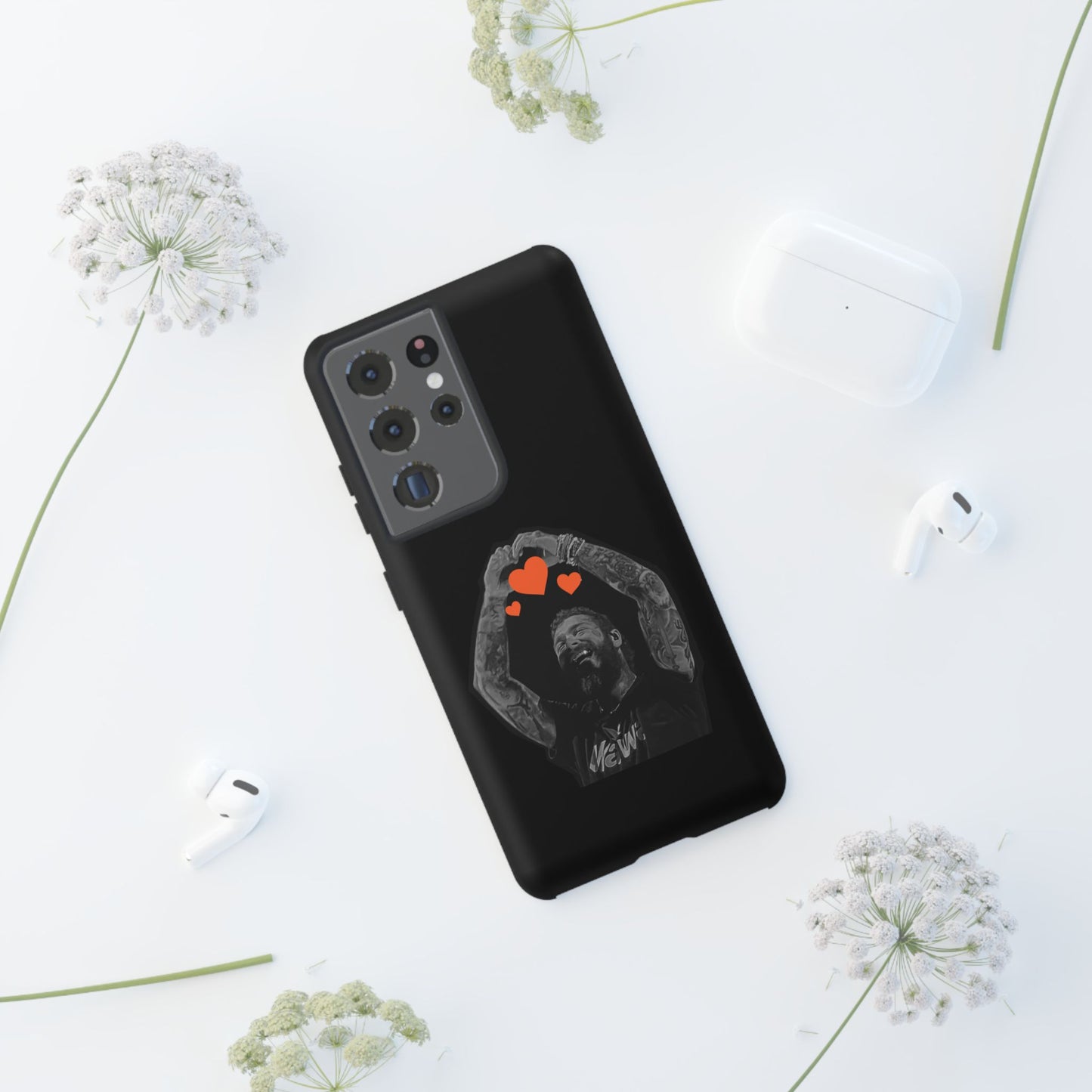Tough Samsung Case (S20–S25) – Post Malone Heartfelt Wishes