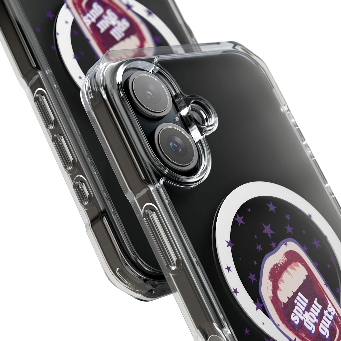 Spill Your Guts Scream Magnetic Clear Impact Case