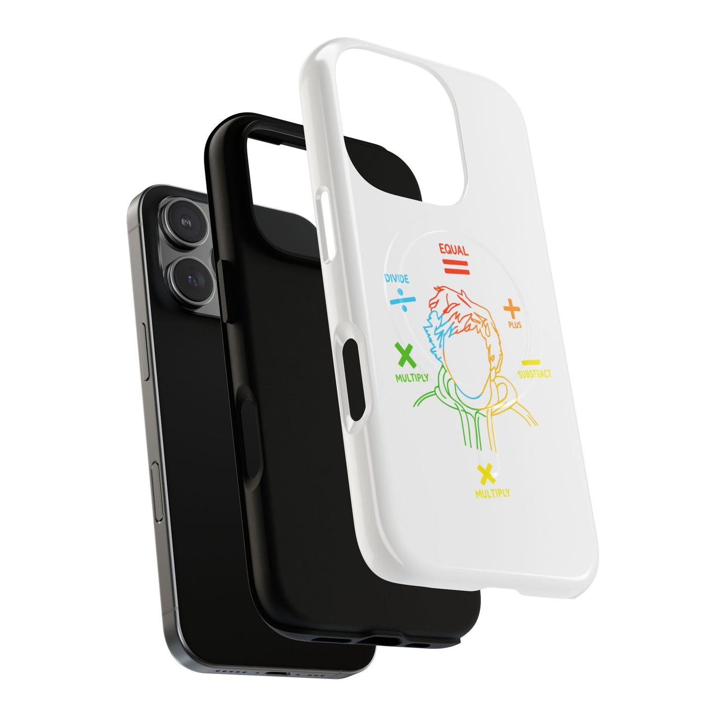 Minimalist Divide Symbol with Brush Tough Magnetic case