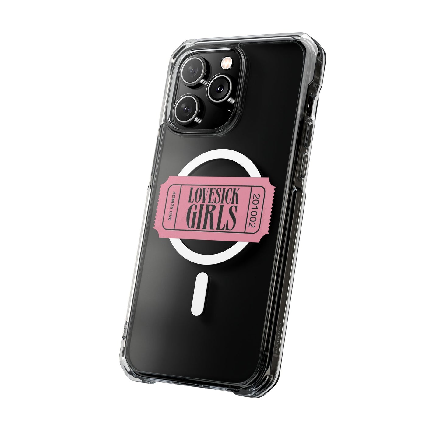 Lovesick Girls Ticket - Magnetic Clear Impact Case