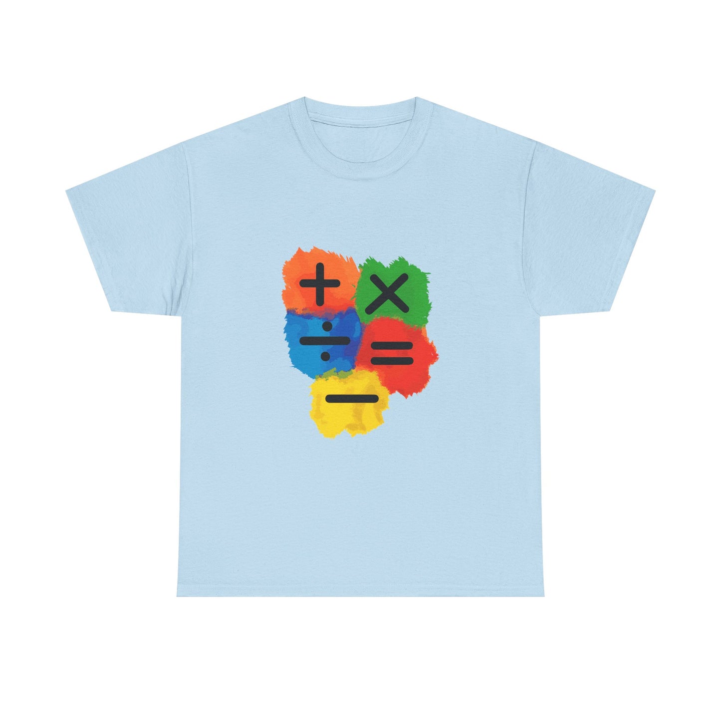 Orange Equals Symbol Unisex Heavy Cotton Tee