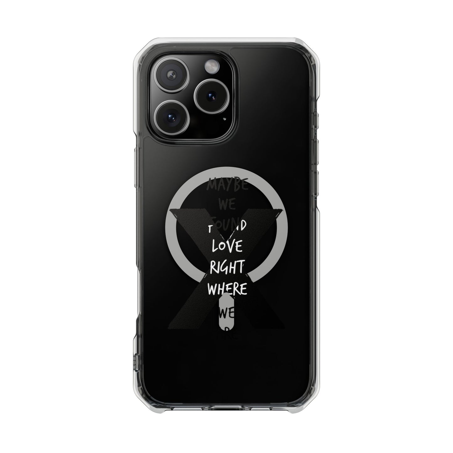 Abstract Paw and Brush Stroke Magnetic Clear Impact Case