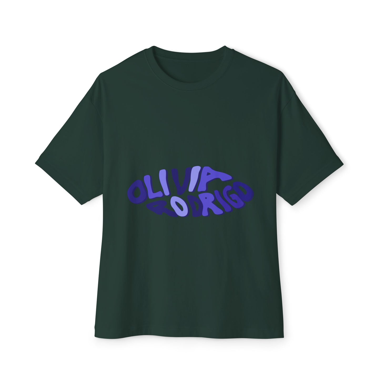 Olivia Rodrigo Wavy Text-Oversized Tee