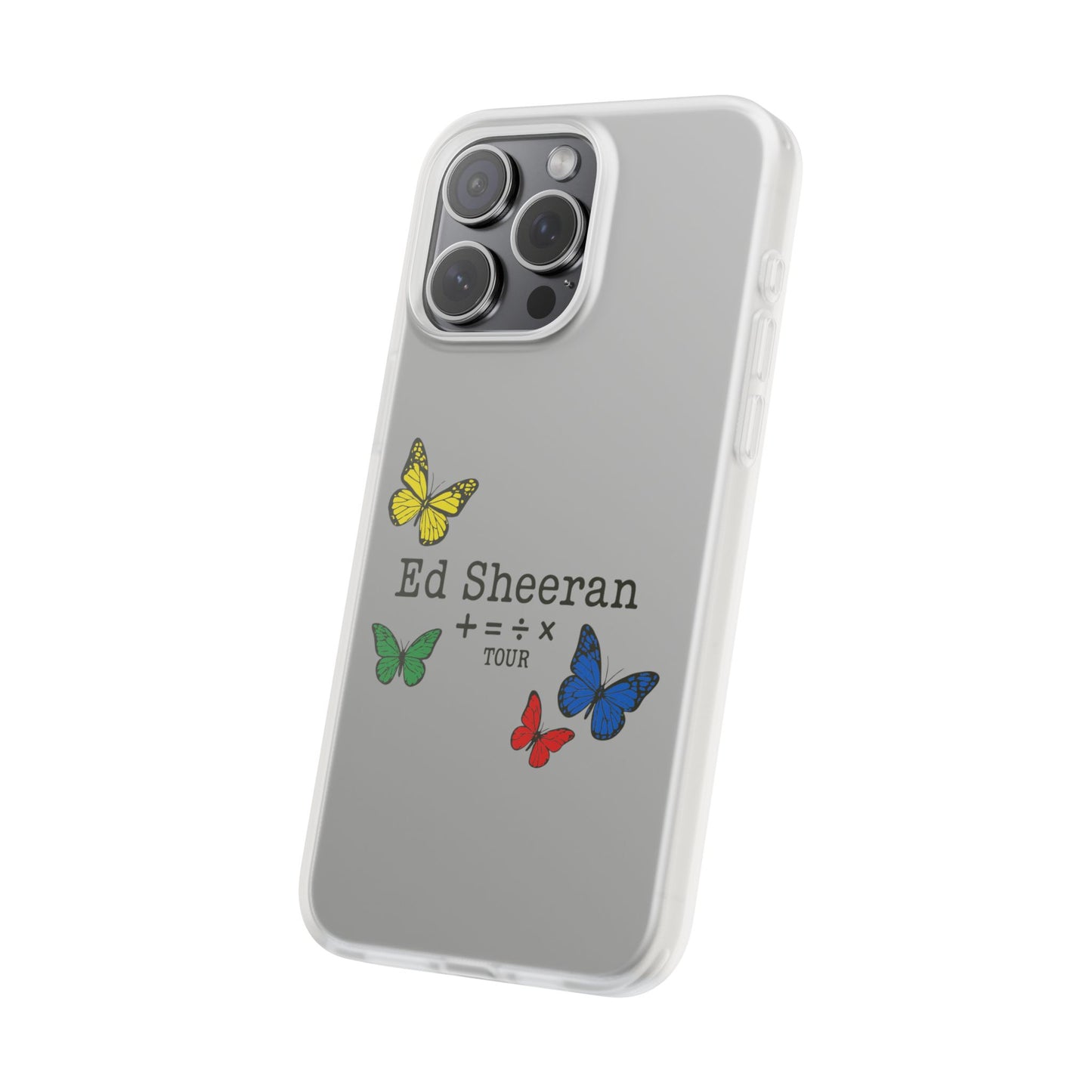 Flexi Case – Ed Sheeran butterfly edition (iPhone X–16 Pro Max)
