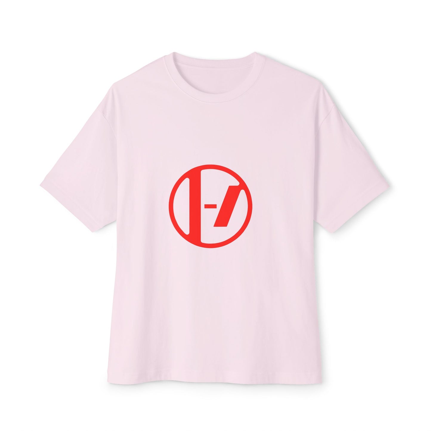 Crimson Orbit Unisex Oversized Boxy Tee