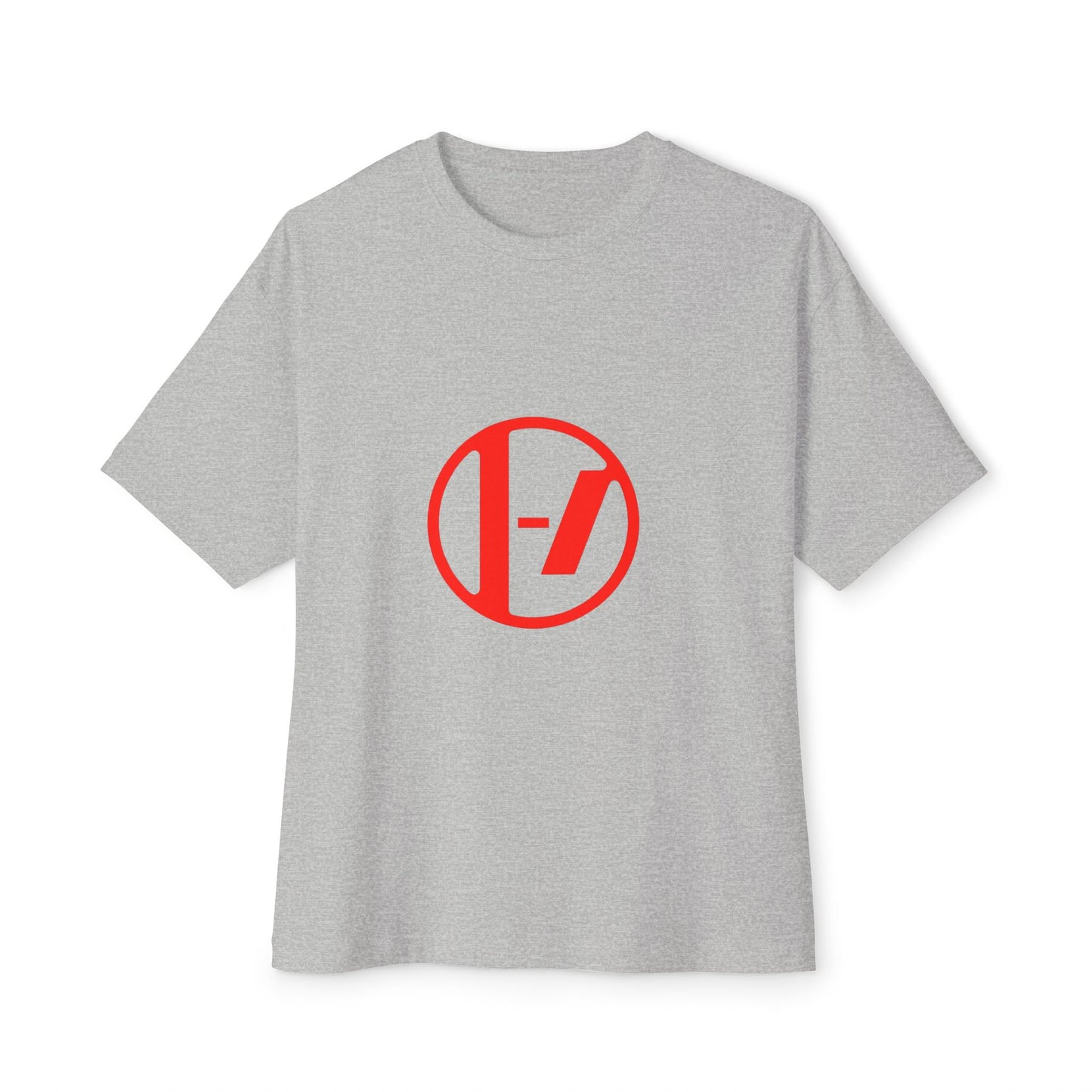 Crimson Orbit Unisex Oversized Boxy Tee