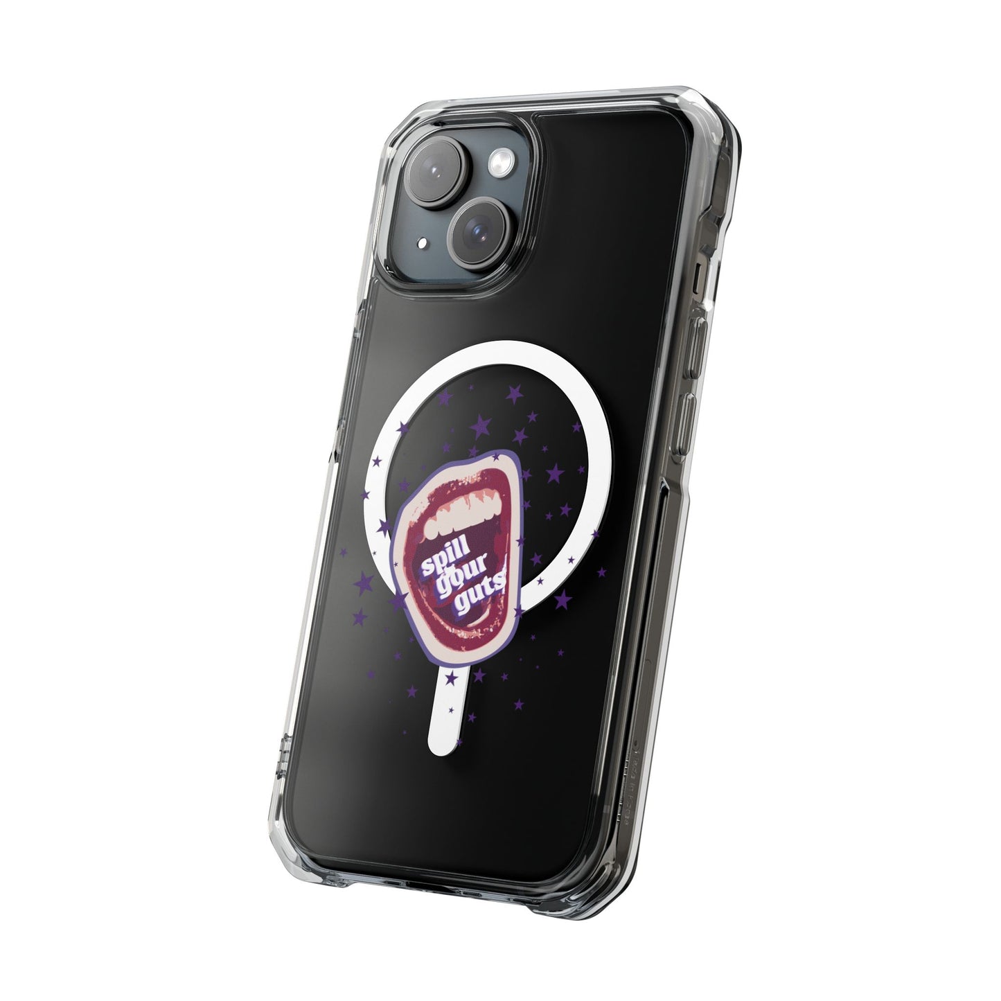 Spill Your Guts Scream Magnetic Clear Impact Case