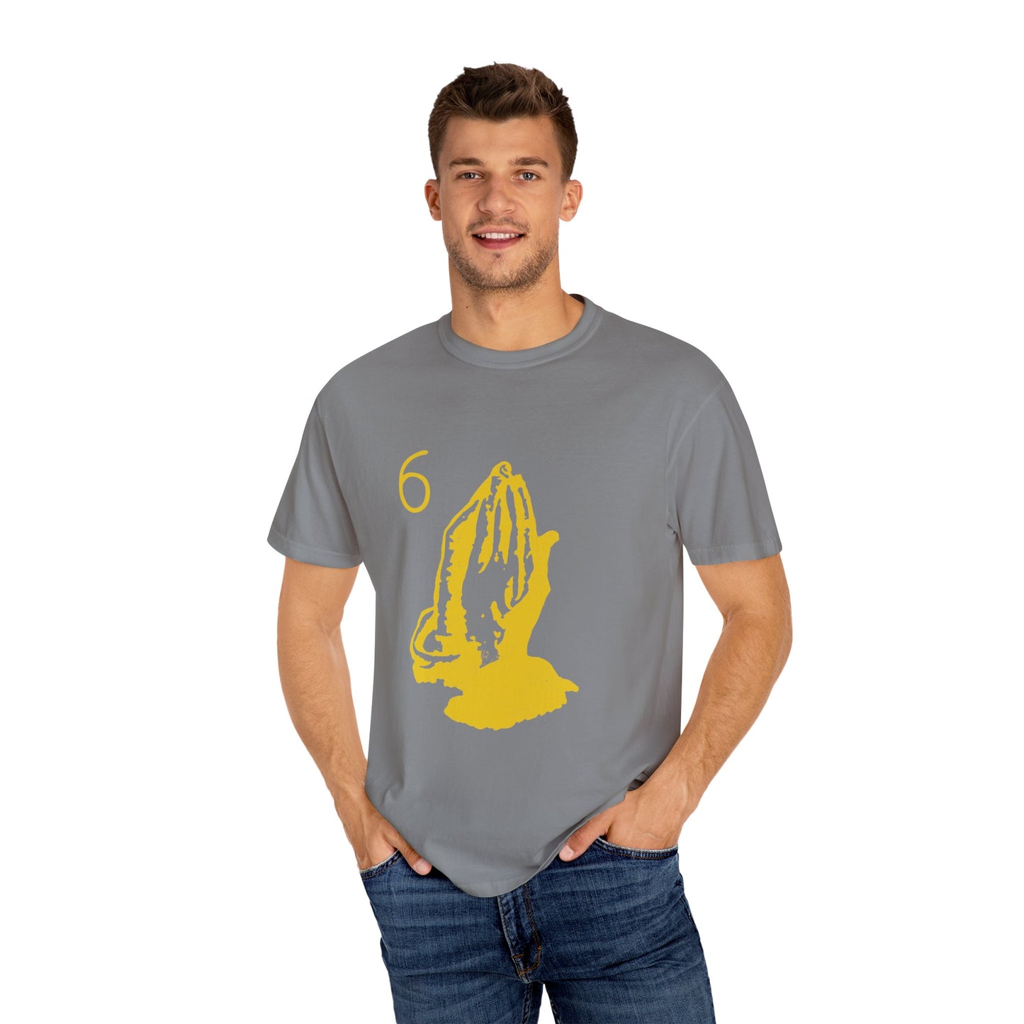 6 God Prayer Hands Dyed Tshirt