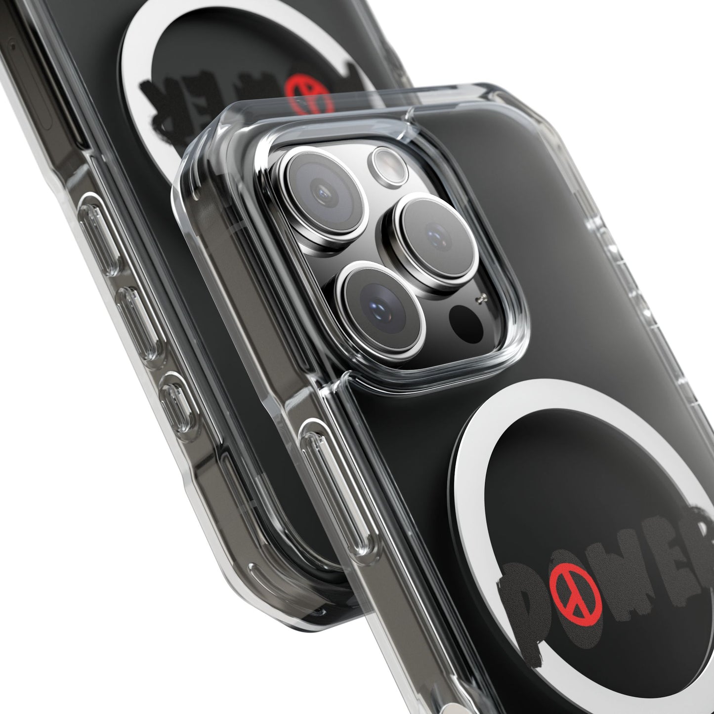 Peace Vibes Streetwear Magnetic Clear Impact Case