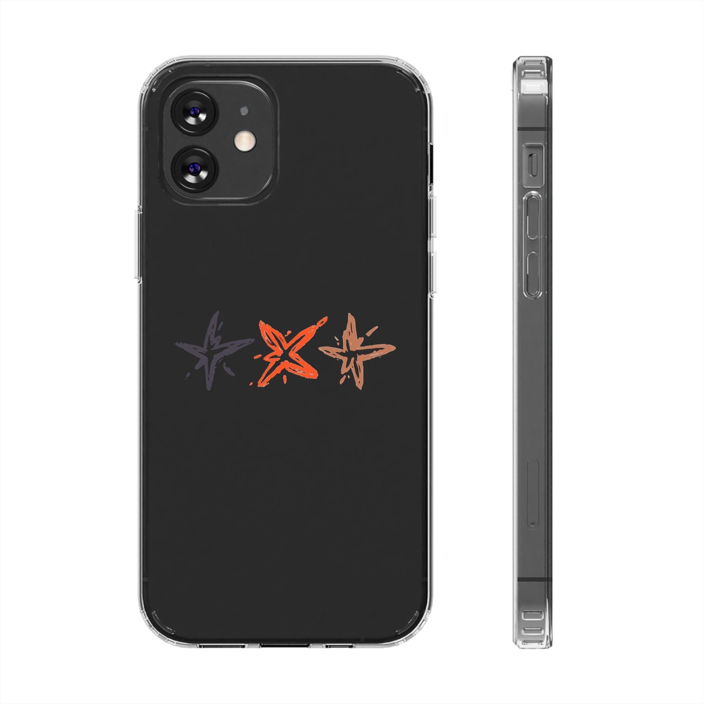 Starlit Threads Clear Cases