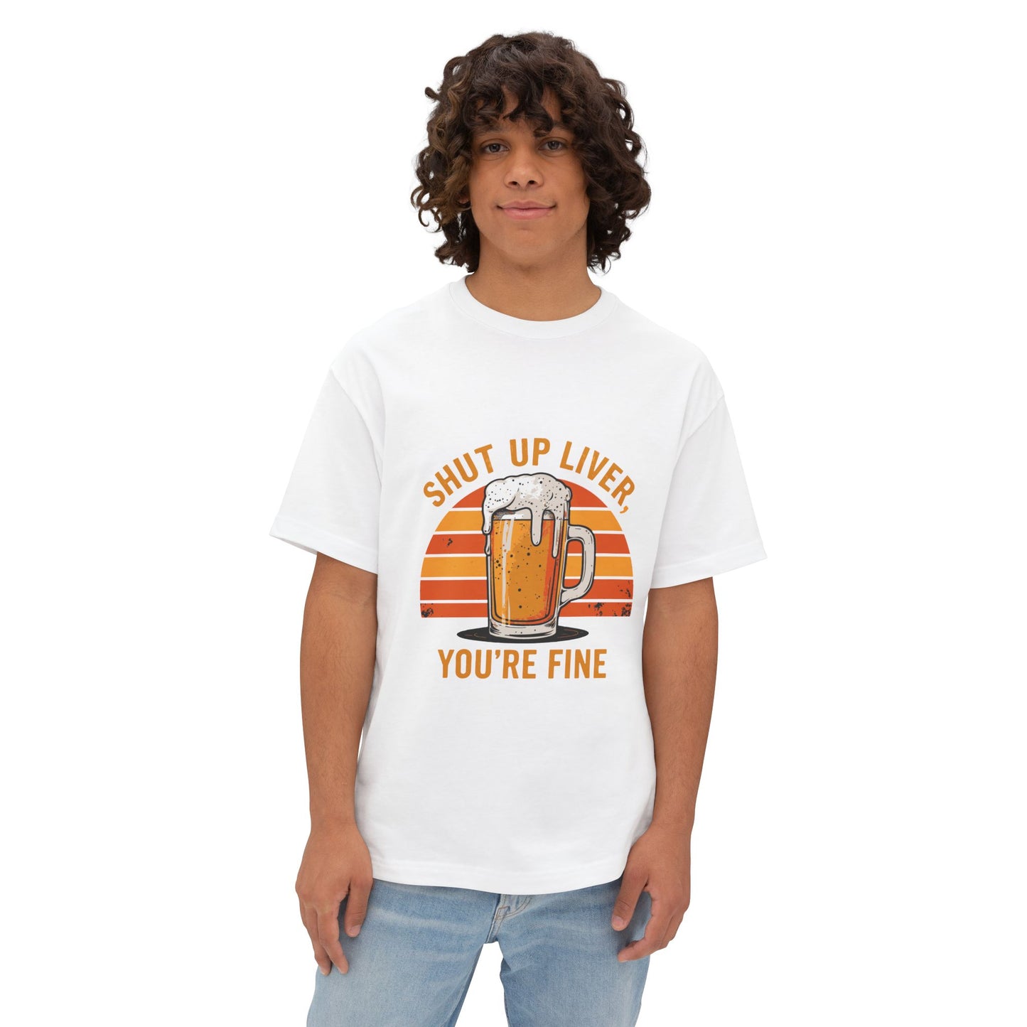Oversized boxy Tee – Snazzy You're fine Edition