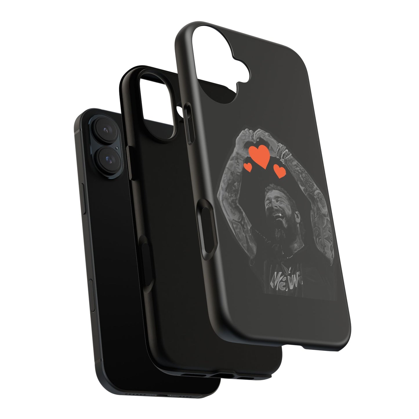 Tough iPhone Case (12–16 Pro Max) – Post Malone Heartfelt Wishes