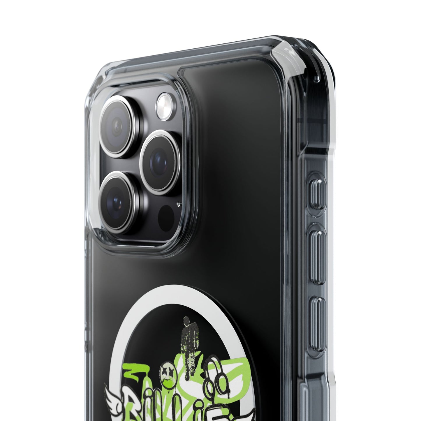 Grunge Angel Graffiti Magnetic Clear Impact Case