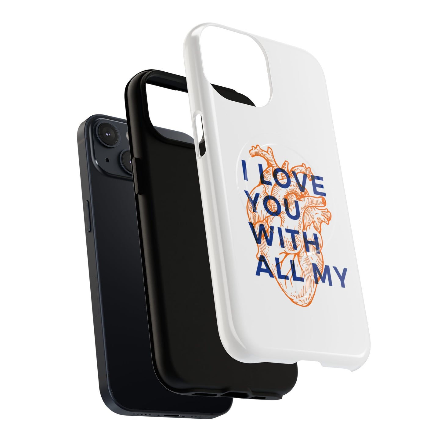 All My Heart Anatomical Art Tough Magnetic Case
