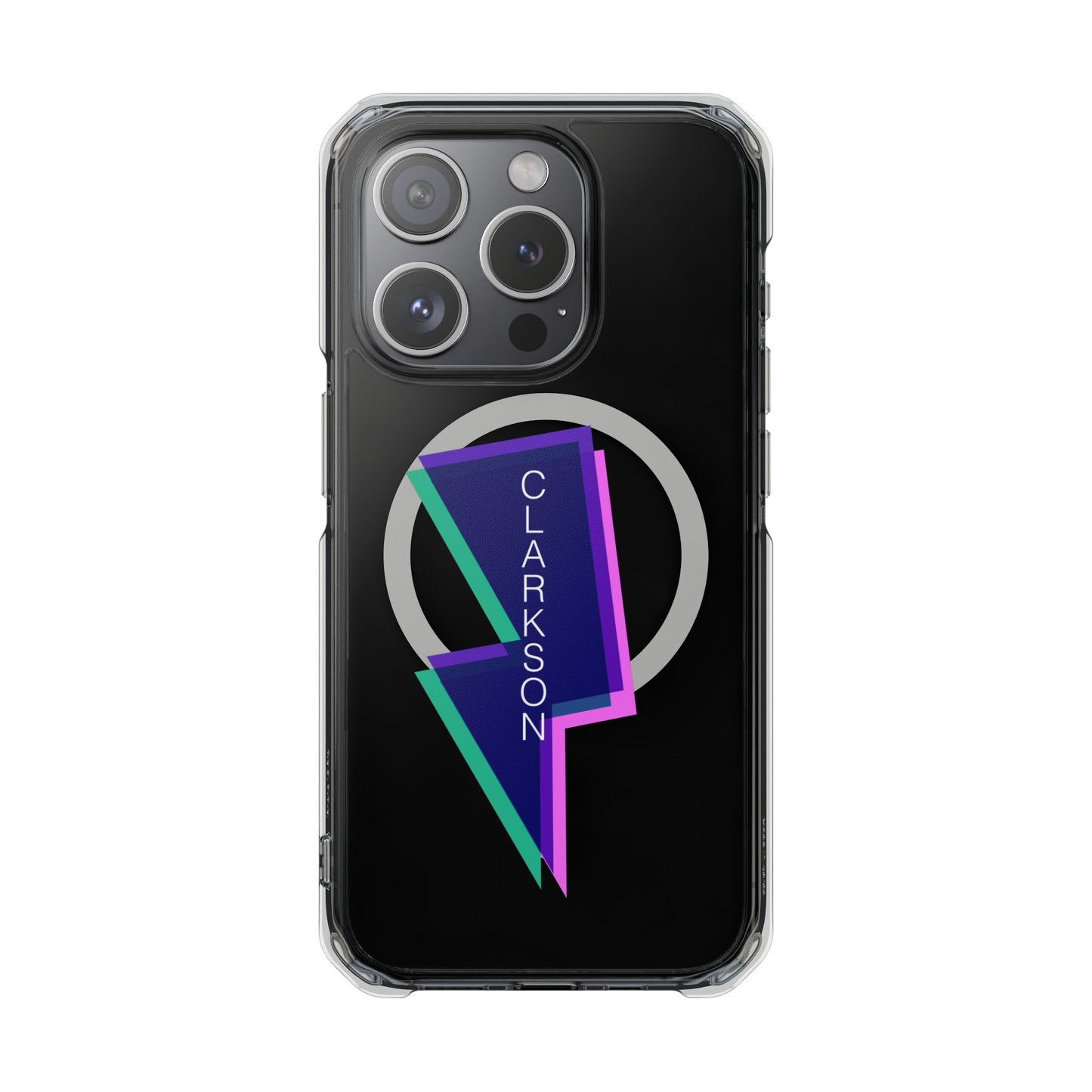 Neon Bolt Energy Magnetic clear Impact Case