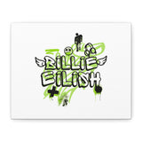 Grunge Angel Graffiti Matte Canvas