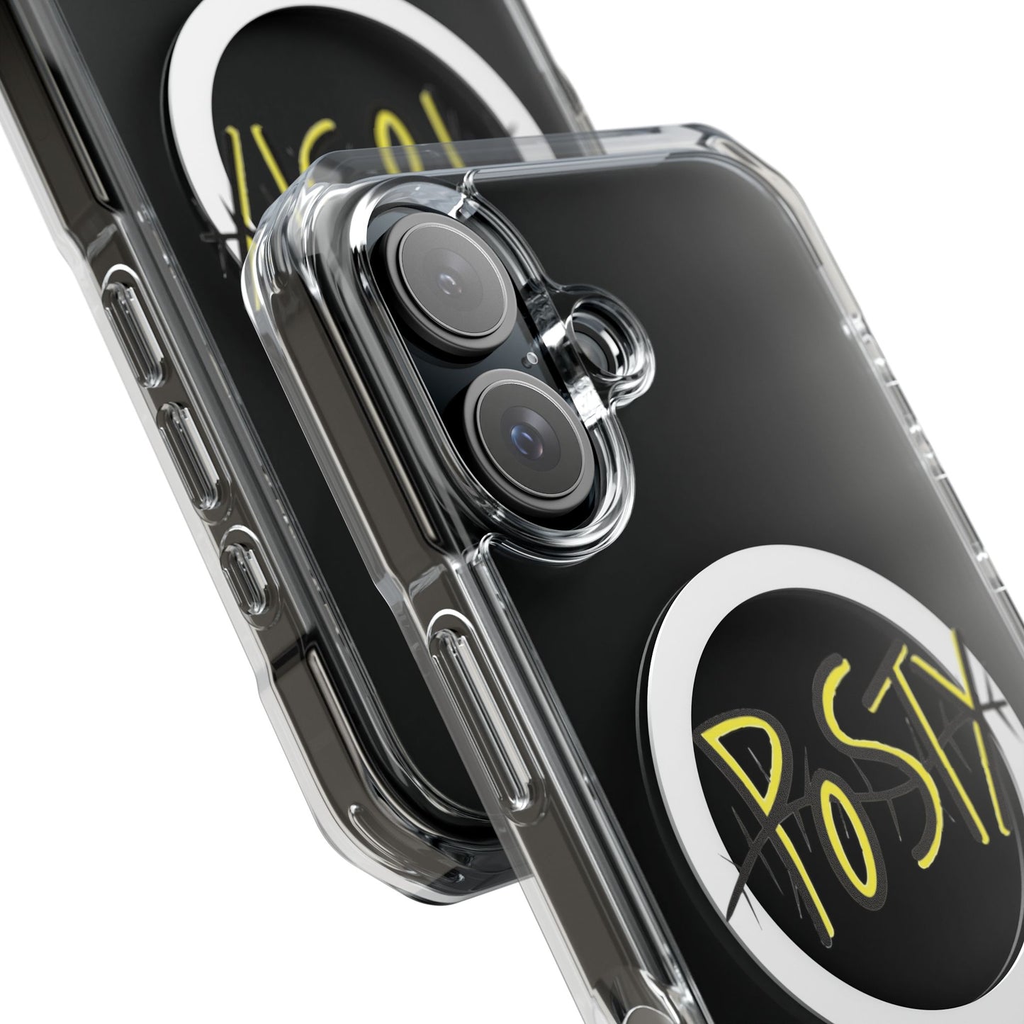 Abstract Black Barbed Wire Magnetic Impact Case