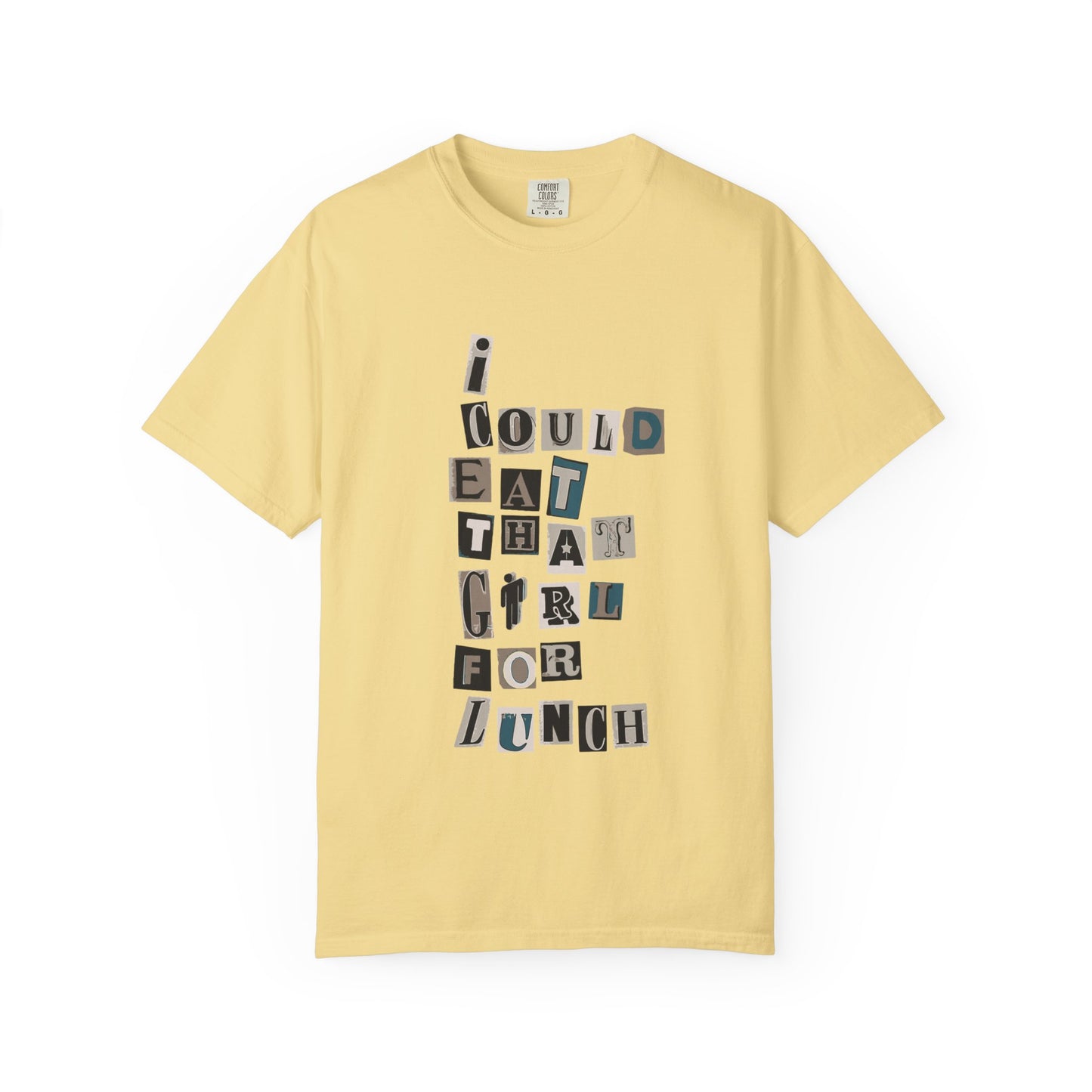 Mixed Message Collage Unisex Dyed T-shirt