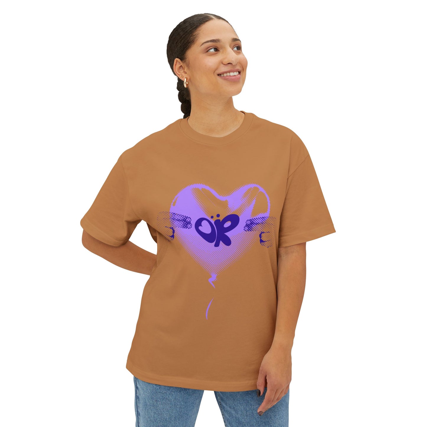 Heart Balloon OR Pop Art-Oversized Tee