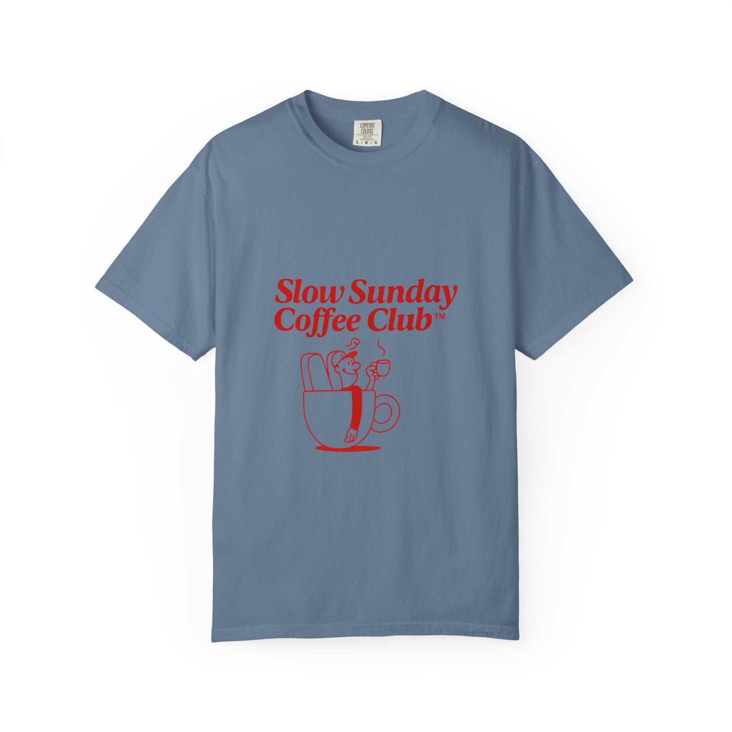Unisex Garment-Dyed T-shirt – Snazzy Coffe Club Edition