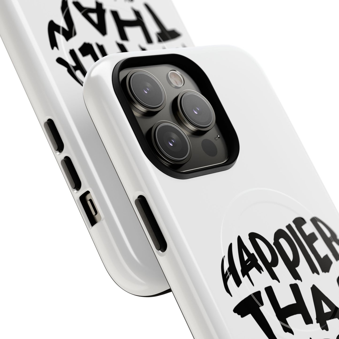 Happier Heart Lettering Tough Magnetic Case