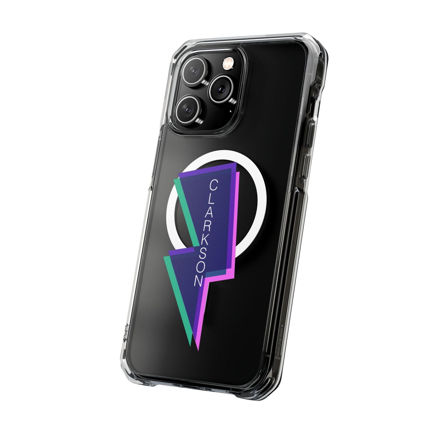 Neon Bolt Energy Magnetic clear Impact Case