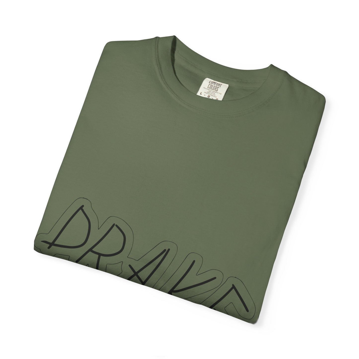 Dra-ke Graffiti Script Dyed Tshirt