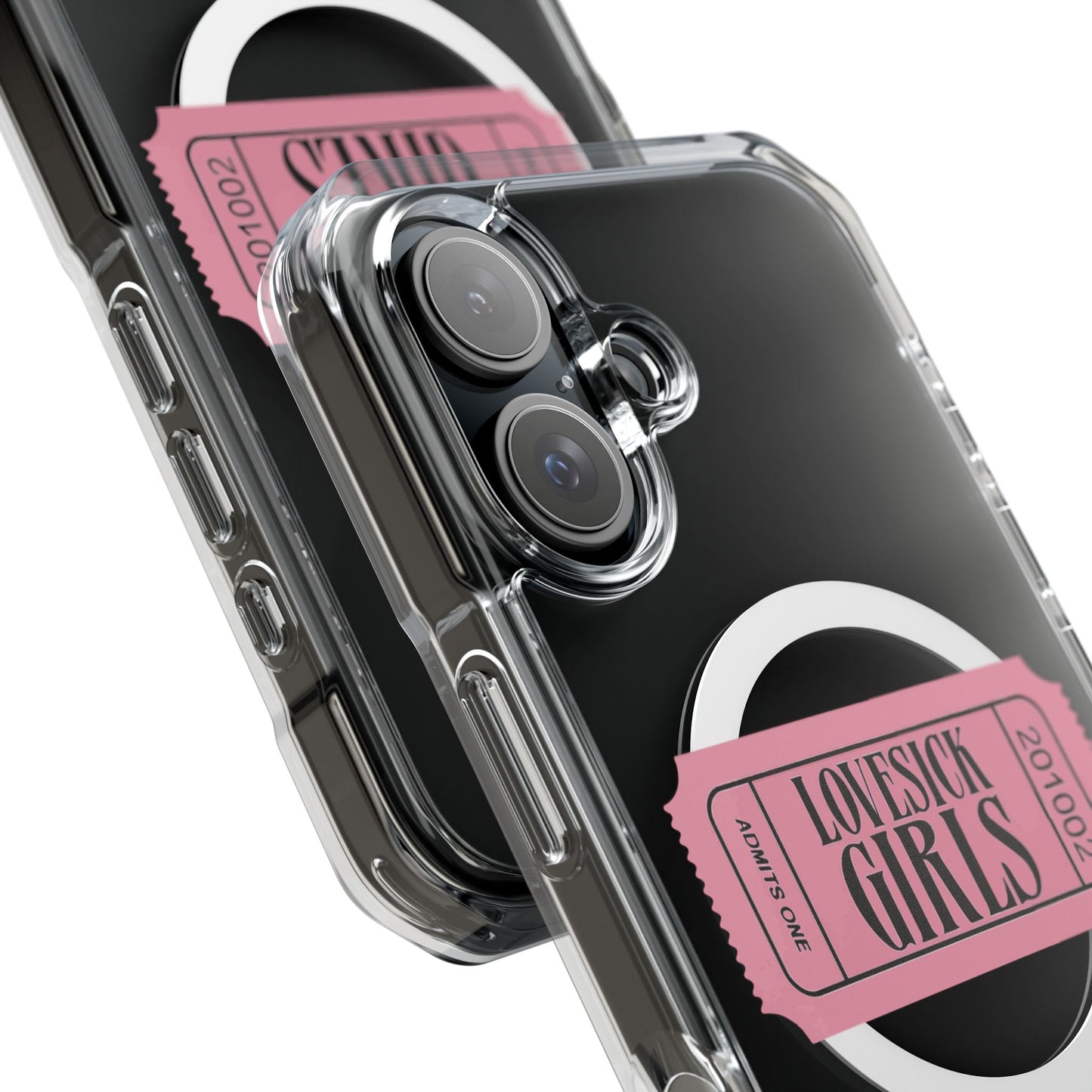 Lovesick Girls Ticket - Magnetic Clear Impact Case