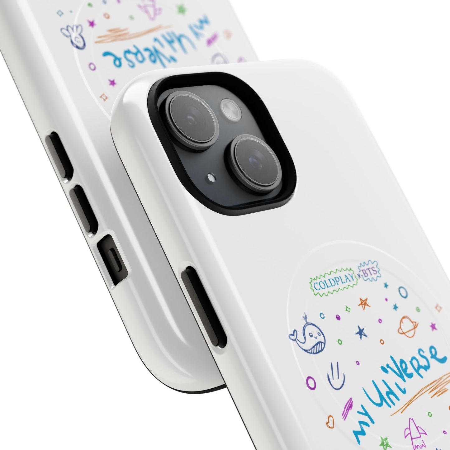 Neon Space Doodles Tough Magnetic Case