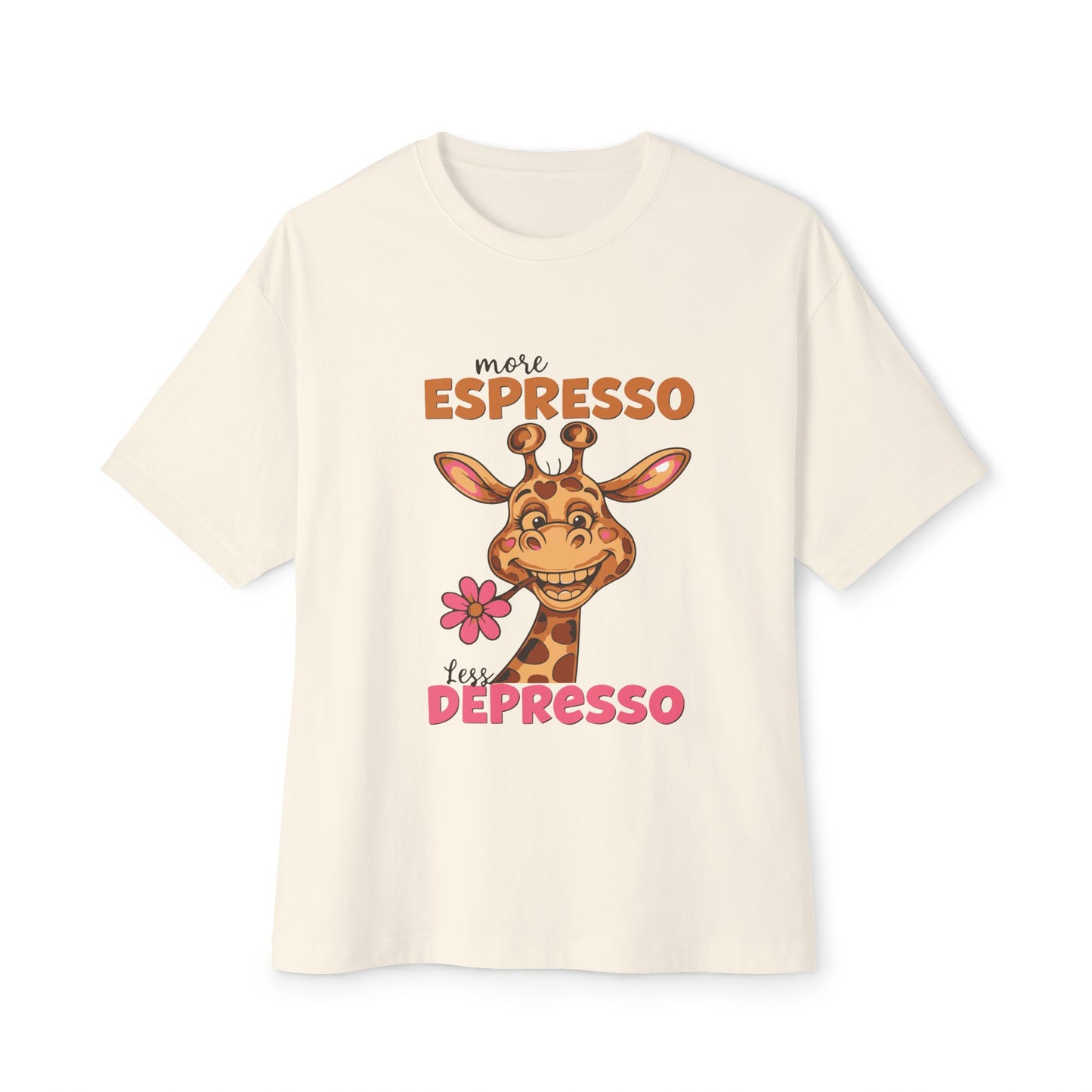 Oversized boxy Tee – Snazzy Espresso Edition
