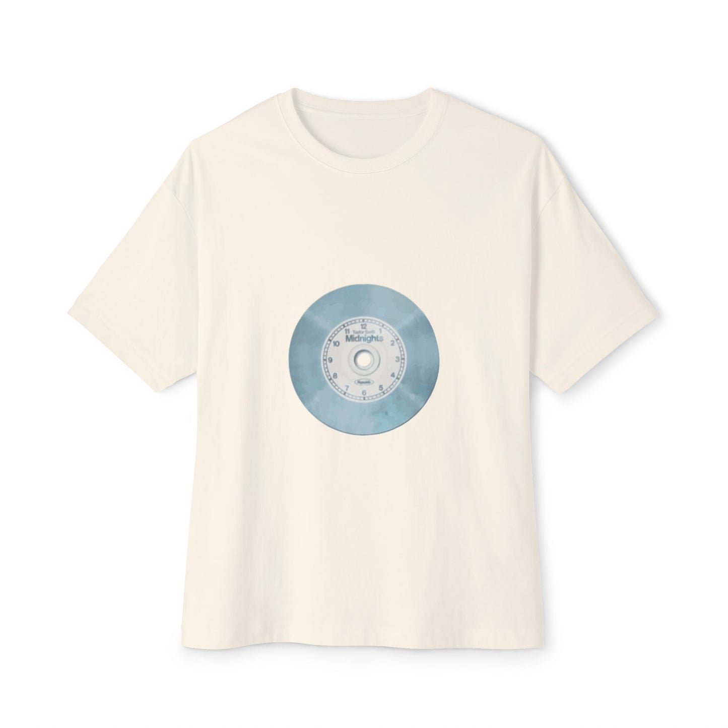 Midnight Vinyl Vibes Unisex Oversized Boxy Tee
