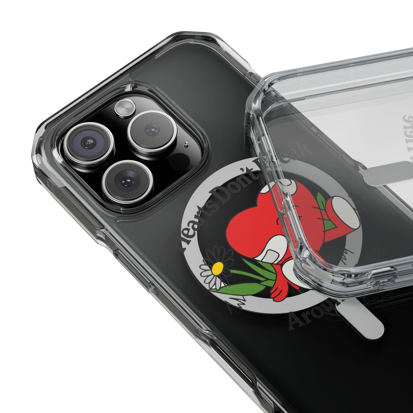 Abstract Guitar Sketch Magnetic Clear Impact Case